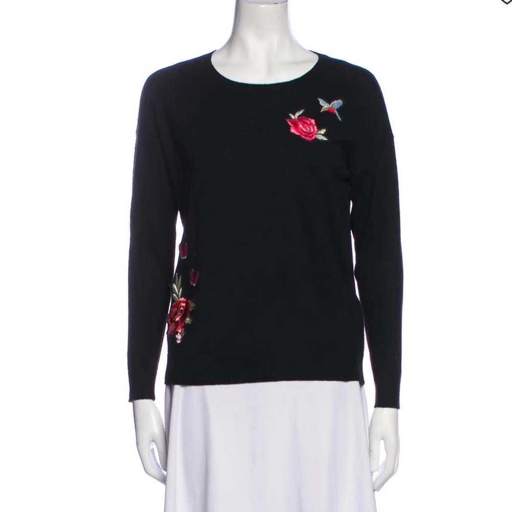 Joie sweater embroidered patches size S